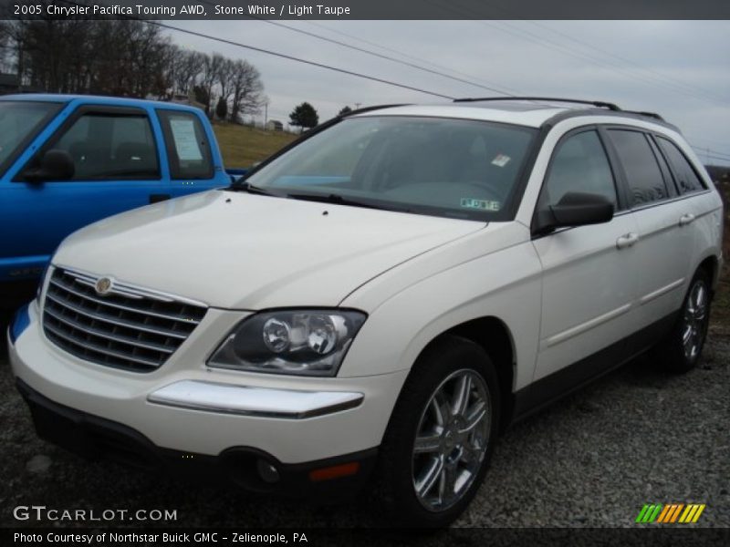 Stone White / Light Taupe 2005 Chrysler Pacifica Touring AWD