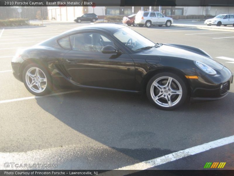 Basalt Black Metallic / Black 2010 Porsche Cayman