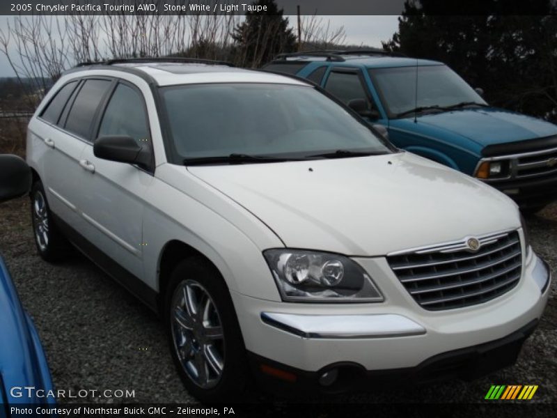 Stone White / Light Taupe 2005 Chrysler Pacifica Touring AWD