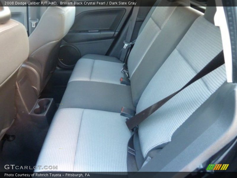 Brilliant Black Crystal Pearl / Dark Slate Gray 2008 Dodge Caliber R/T AWD