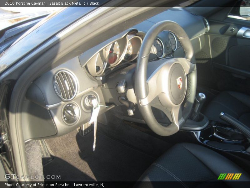 Basalt Black Metallic / Black 2010 Porsche Cayman