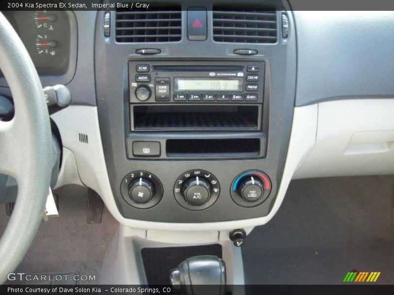 Imperial Blue / Gray 2004 Kia Spectra EX Sedan