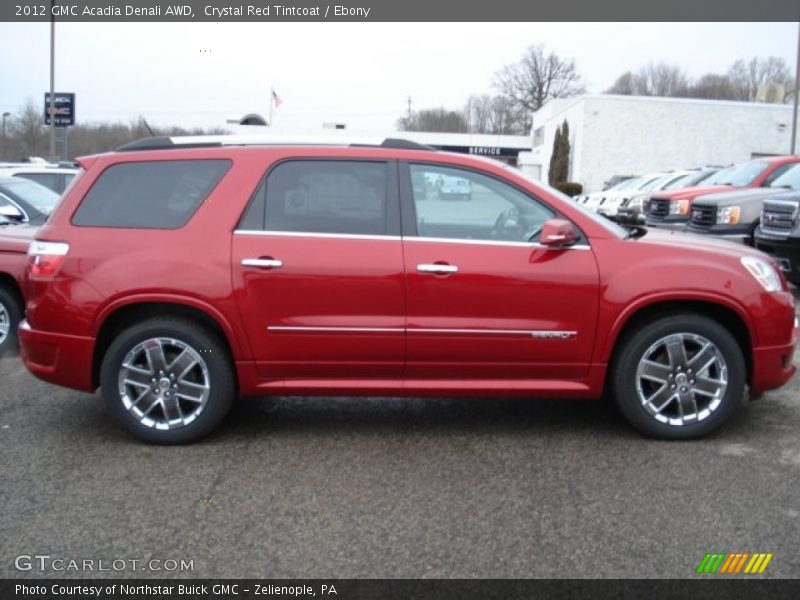 Crystal Red Tintcoat / Ebony 2012 GMC Acadia Denali AWD