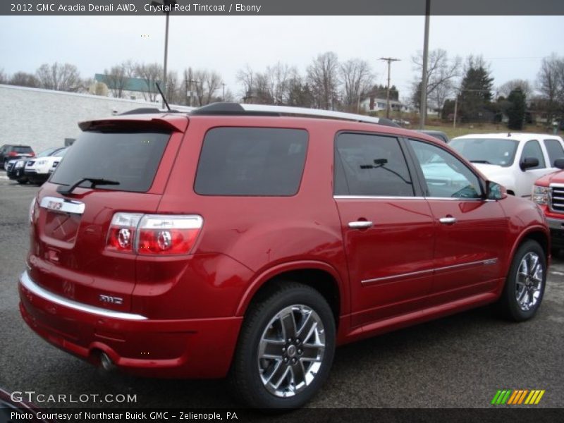 Crystal Red Tintcoat / Ebony 2012 GMC Acadia Denali AWD