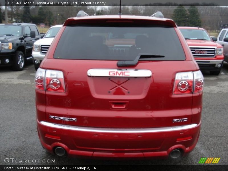 Crystal Red Tintcoat / Ebony 2012 GMC Acadia Denali AWD