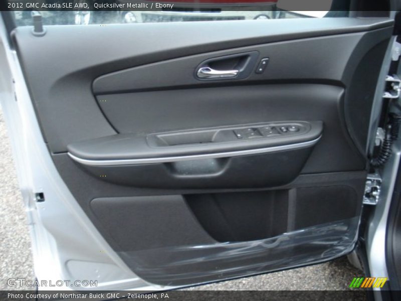 Quicksilver Metallic / Ebony 2012 GMC Acadia SLE AWD