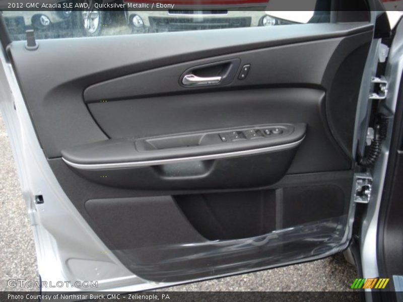 Quicksilver Metallic / Ebony 2012 GMC Acadia SLE AWD