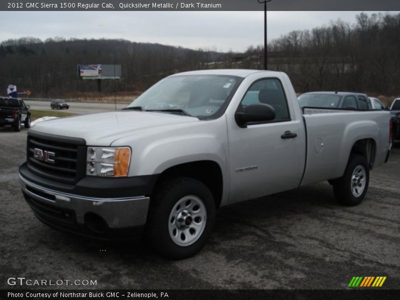 Quicksilver Metallic / Dark Titanium 2012 GMC Sierra 1500 Regular Cab