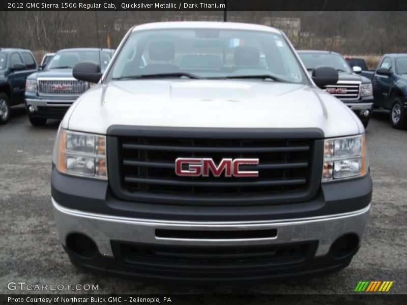 Quicksilver Metallic / Dark Titanium 2012 GMC Sierra 1500 Regular Cab