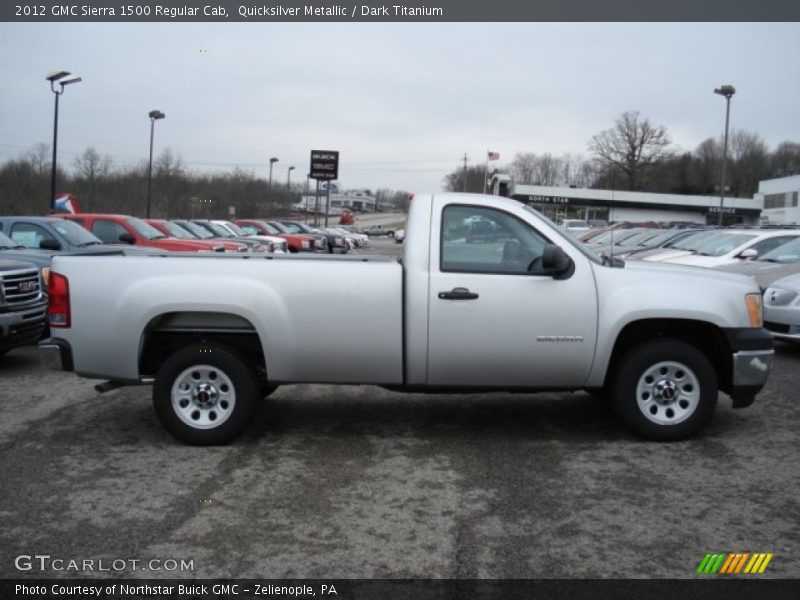 Quicksilver Metallic / Dark Titanium 2012 GMC Sierra 1500 Regular Cab