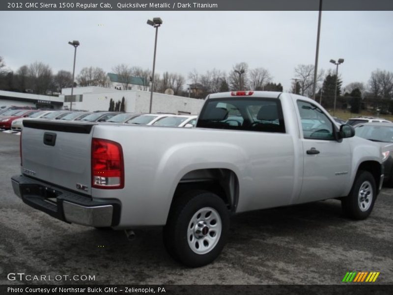 Quicksilver Metallic / Dark Titanium 2012 GMC Sierra 1500 Regular Cab