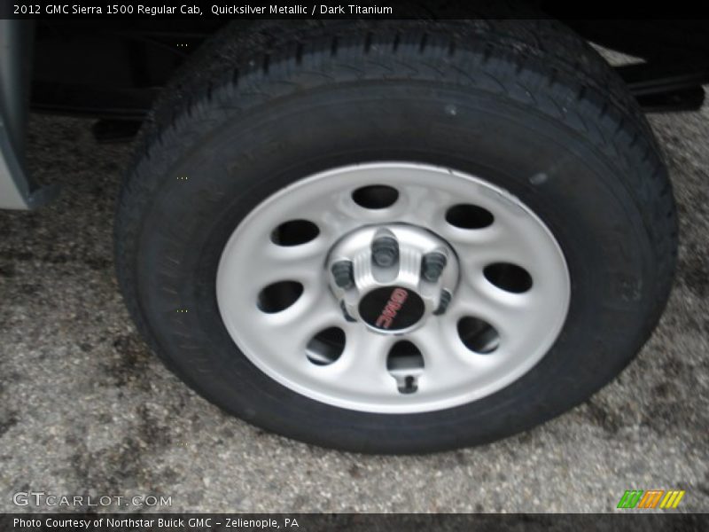 Quicksilver Metallic / Dark Titanium 2012 GMC Sierra 1500 Regular Cab