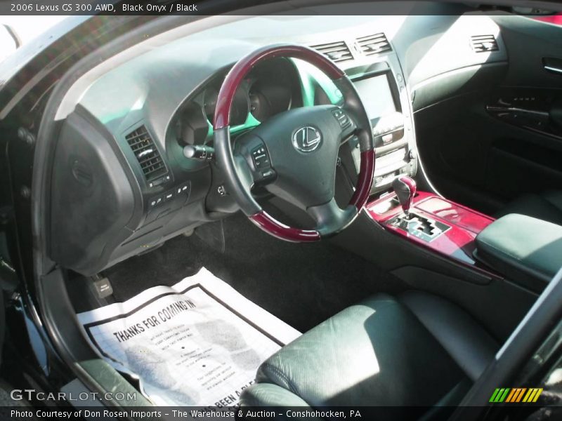 Black Onyx / Black 2006 Lexus GS 300 AWD