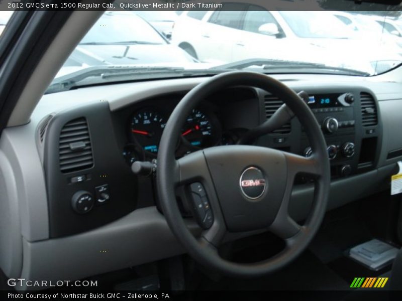 Quicksilver Metallic / Dark Titanium 2012 GMC Sierra 1500 Regular Cab