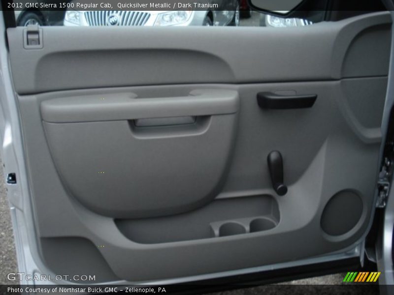 Quicksilver Metallic / Dark Titanium 2012 GMC Sierra 1500 Regular Cab