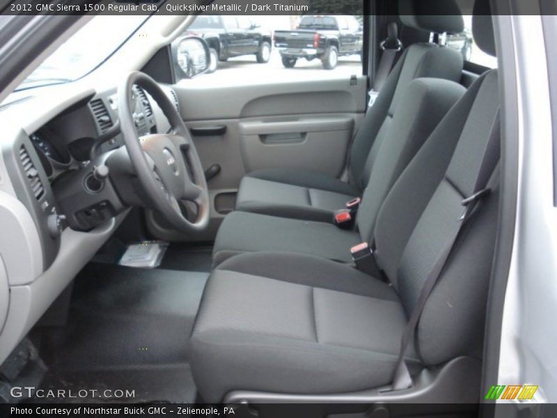 Quicksilver Metallic / Dark Titanium 2012 GMC Sierra 1500 Regular Cab