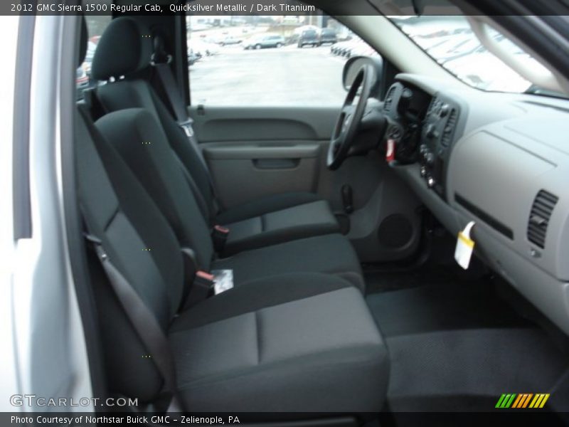 Quicksilver Metallic / Dark Titanium 2012 GMC Sierra 1500 Regular Cab