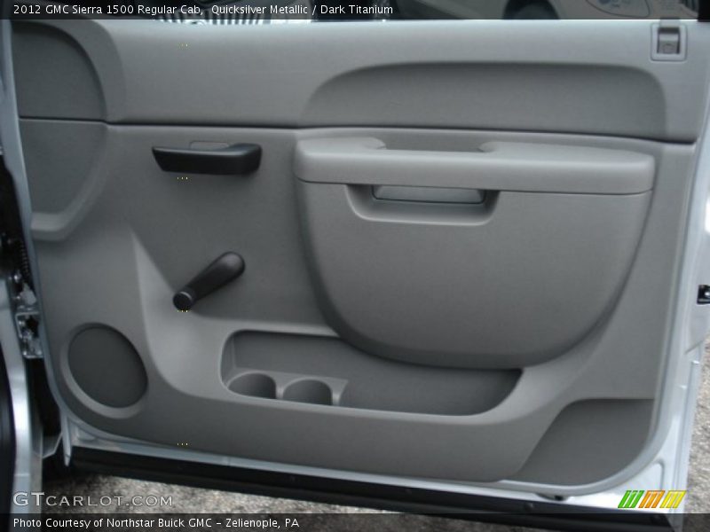 Quicksilver Metallic / Dark Titanium 2012 GMC Sierra 1500 Regular Cab