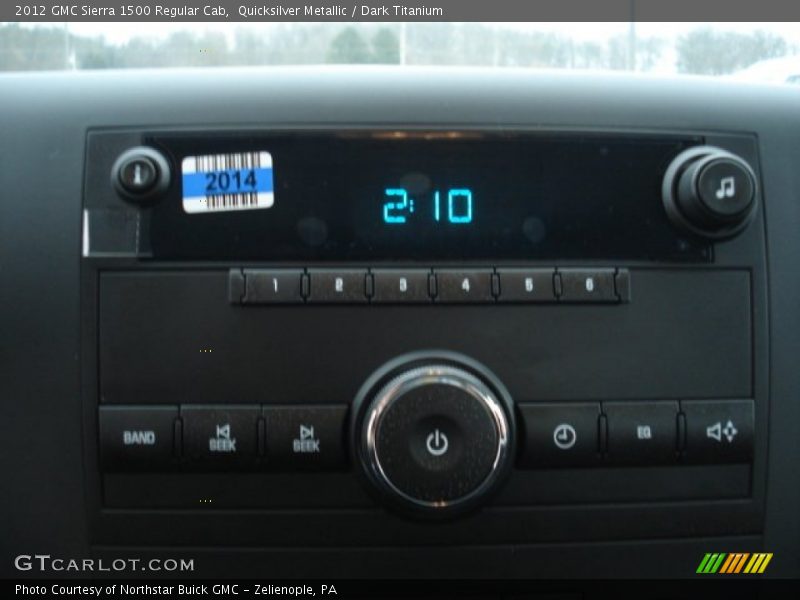 Quicksilver Metallic / Dark Titanium 2012 GMC Sierra 1500 Regular Cab