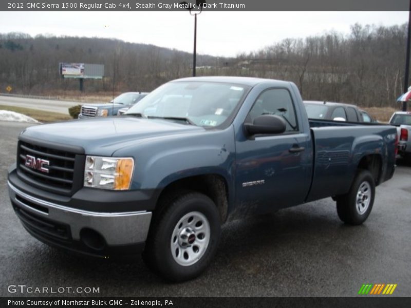 Stealth Gray Metallic / Dark Titanium 2012 GMC Sierra 1500 Regular Cab 4x4