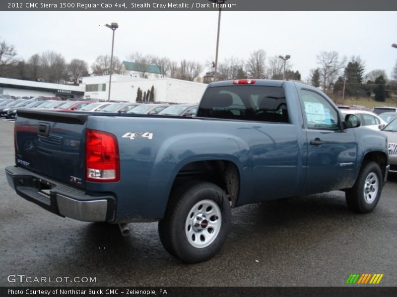 Stealth Gray Metallic / Dark Titanium 2012 GMC Sierra 1500 Regular Cab 4x4