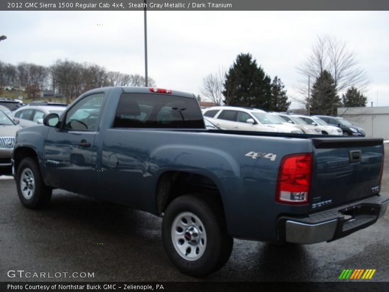 Stealth Gray Metallic / Dark Titanium 2012 GMC Sierra 1500 Regular Cab 4x4