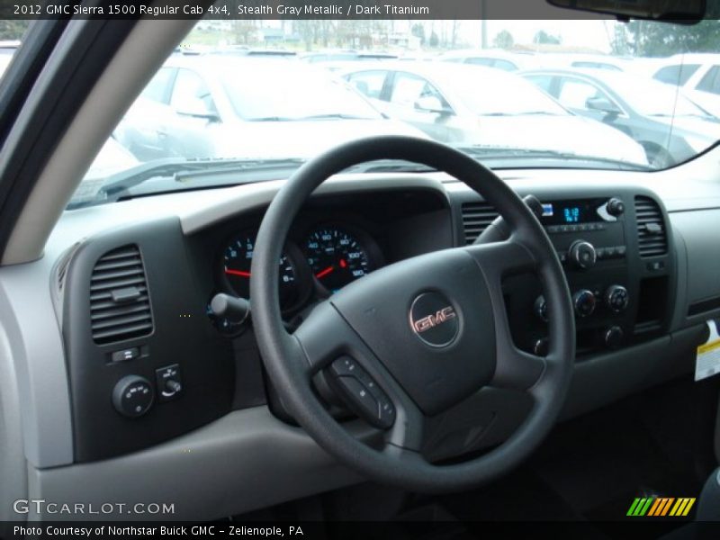 Stealth Gray Metallic / Dark Titanium 2012 GMC Sierra 1500 Regular Cab 4x4