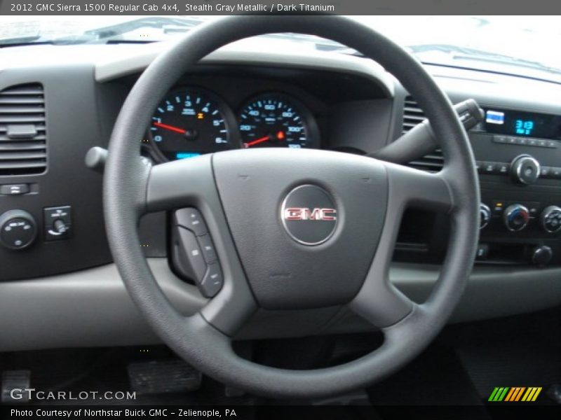 Stealth Gray Metallic / Dark Titanium 2012 GMC Sierra 1500 Regular Cab 4x4