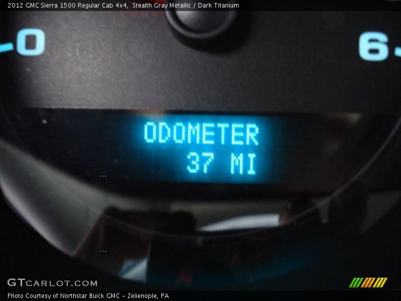 Stealth Gray Metallic / Dark Titanium 2012 GMC Sierra 1500 Regular Cab 4x4