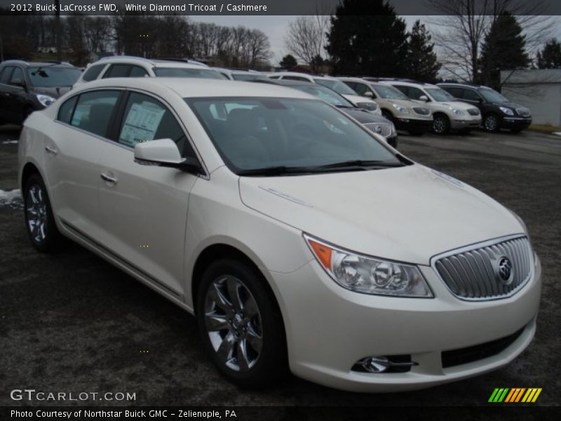 White Diamond Tricoat / Cashmere 2012 Buick LaCrosse FWD