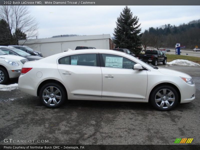 White Diamond Tricoat / Cashmere 2012 Buick LaCrosse FWD