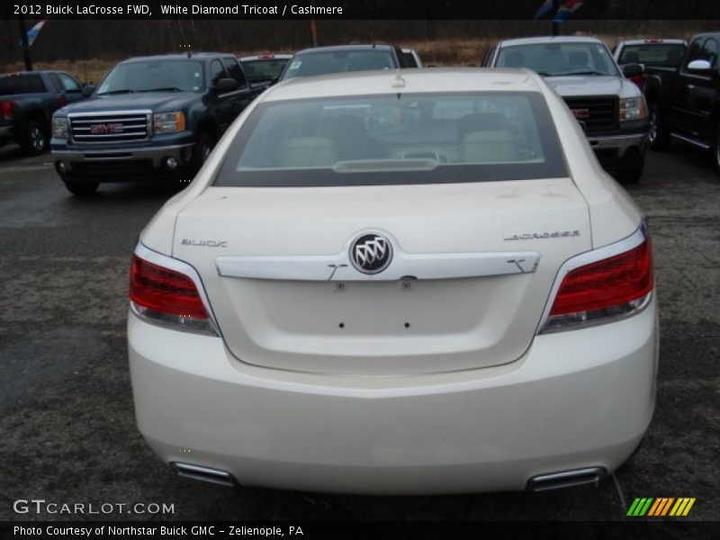 White Diamond Tricoat / Cashmere 2012 Buick LaCrosse FWD