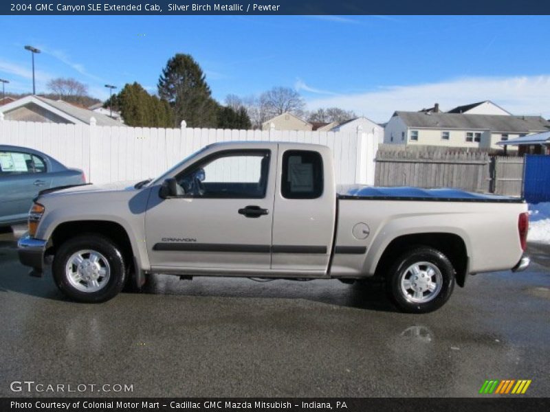  2004 Canyon SLE Extended Cab Silver Birch Metallic