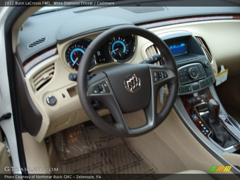 White Diamond Tricoat / Cashmere 2012 Buick LaCrosse FWD