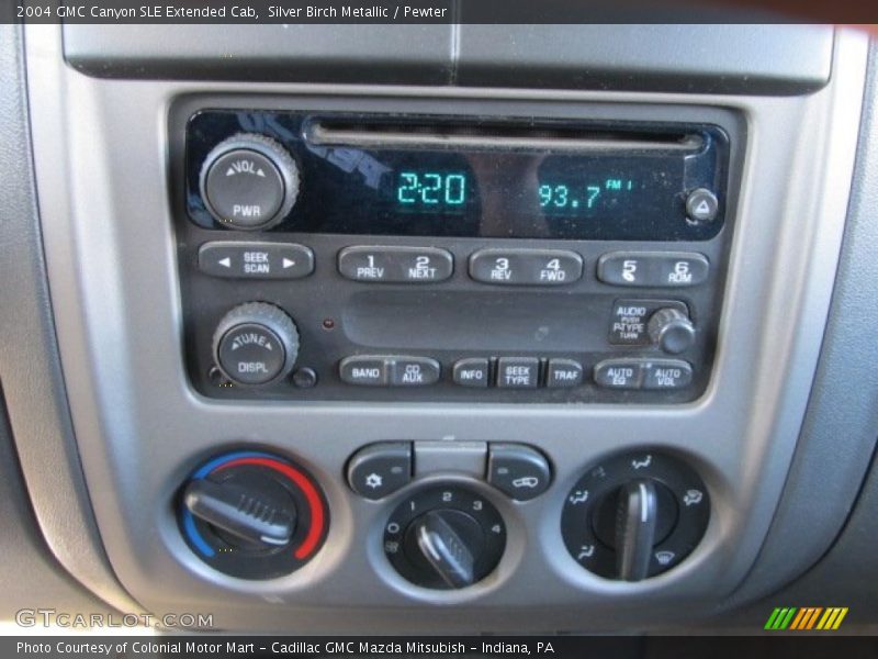 Silver Birch Metallic / Pewter 2004 GMC Canyon SLE Extended Cab