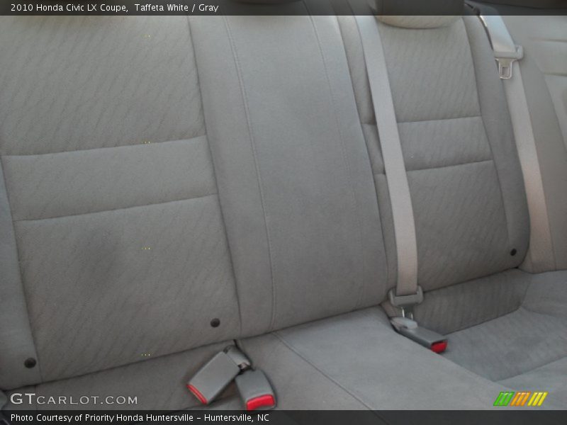 Taffeta White / Gray 2010 Honda Civic LX Coupe