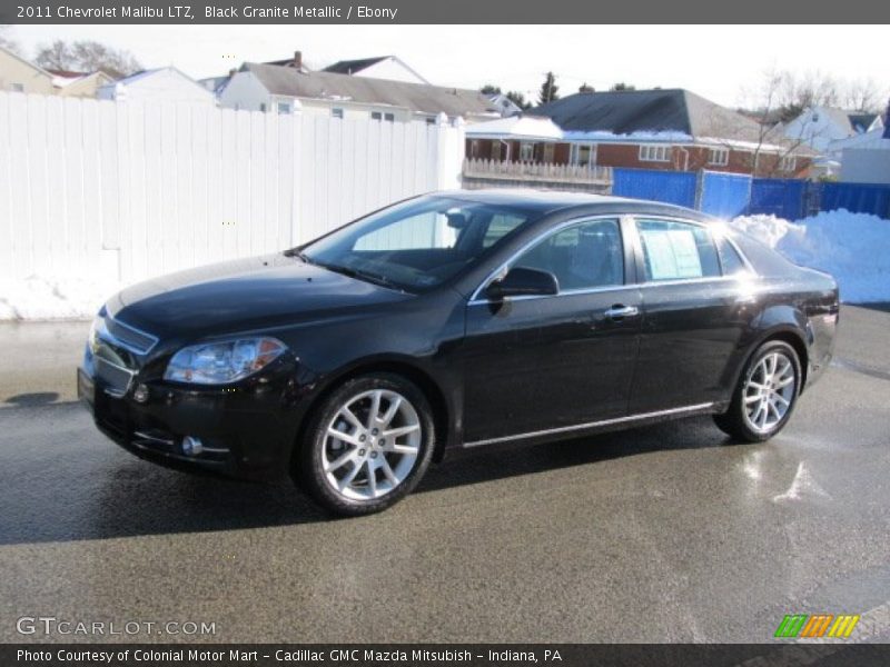 Black Granite Metallic / Ebony 2011 Chevrolet Malibu LTZ