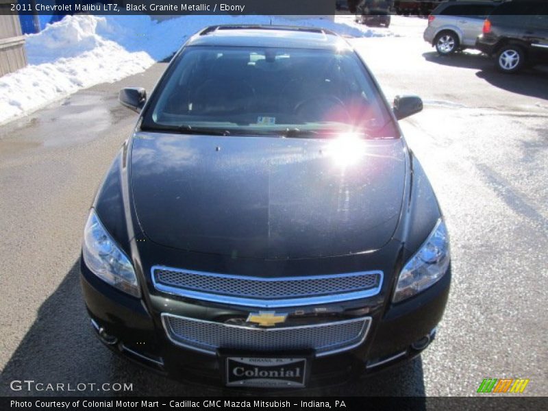 Black Granite Metallic / Ebony 2011 Chevrolet Malibu LTZ