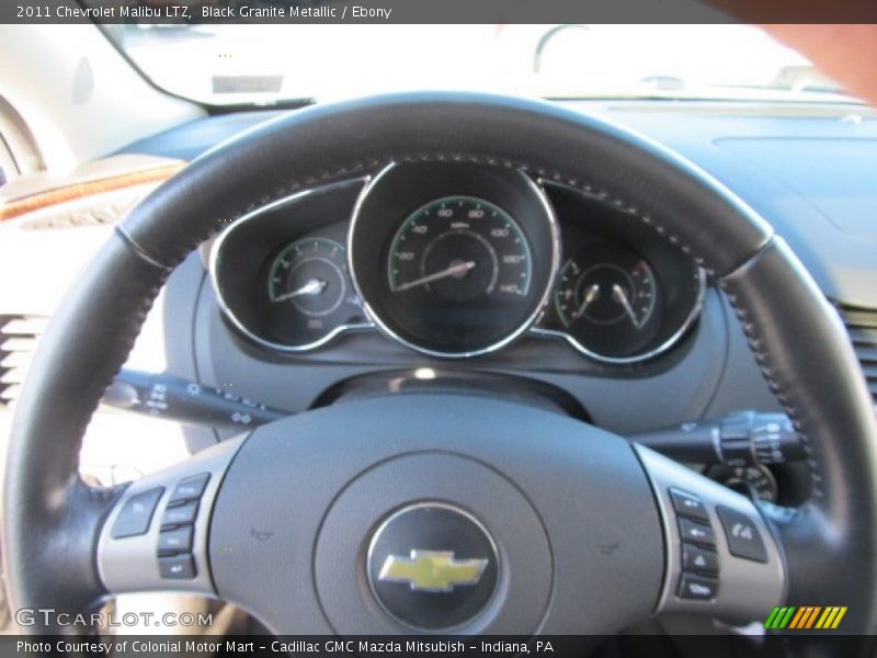 Black Granite Metallic / Ebony 2011 Chevrolet Malibu LTZ