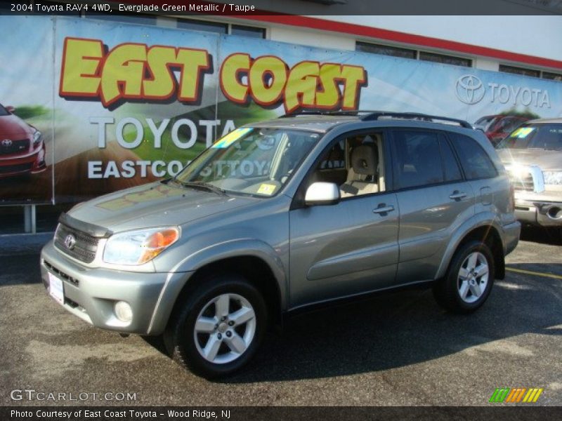 Everglade Green Metallic / Taupe 2004 Toyota RAV4 4WD