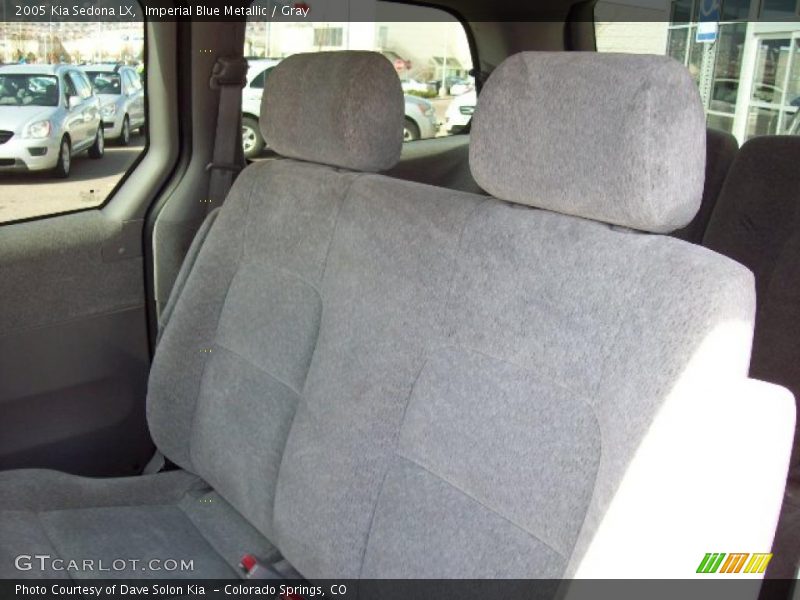 Imperial Blue Metallic / Gray 2005 Kia Sedona LX