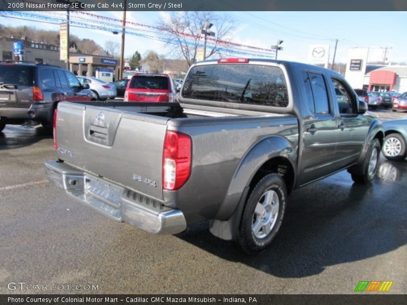 Storm Grey / Steel 2008 Nissan Frontier SE Crew Cab 4x4