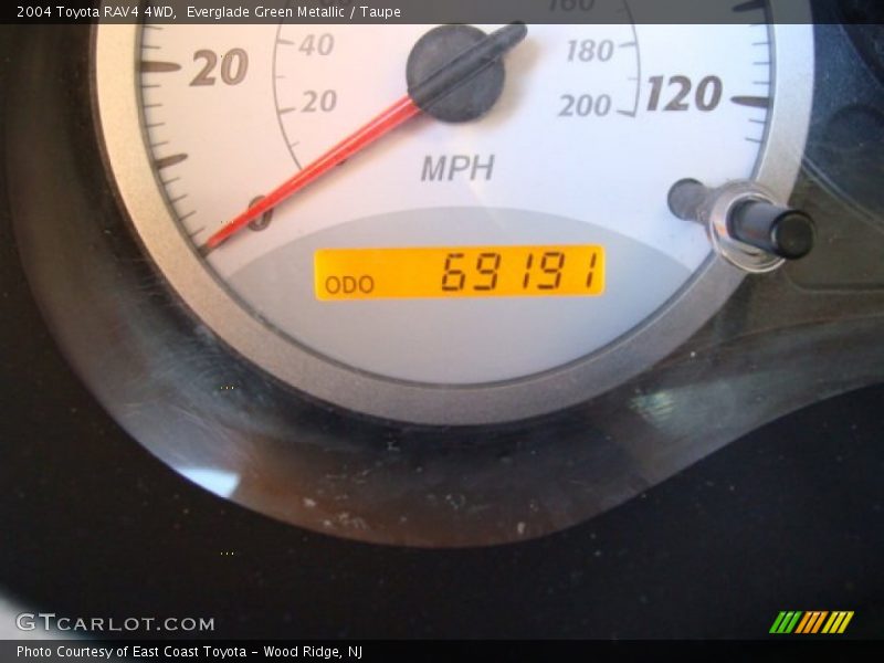 Everglade Green Metallic / Taupe 2004 Toyota RAV4 4WD