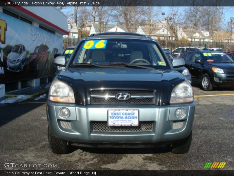Alpine Frost / Beige 2006 Hyundai Tucson Limited 4x4