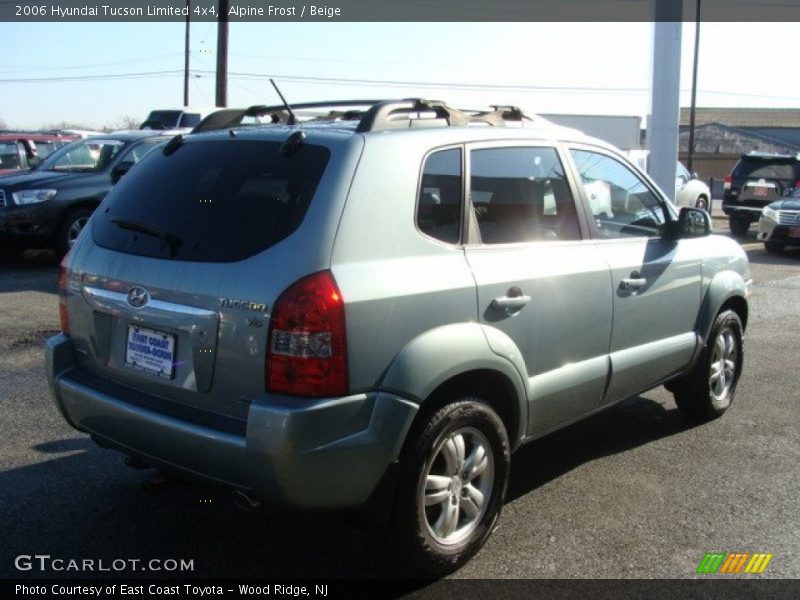 Alpine Frost / Beige 2006 Hyundai Tucson Limited 4x4