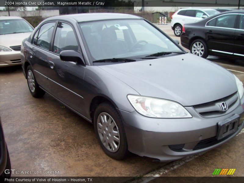 Magnesium Metallic / Gray 2004 Honda Civic LX Sedan