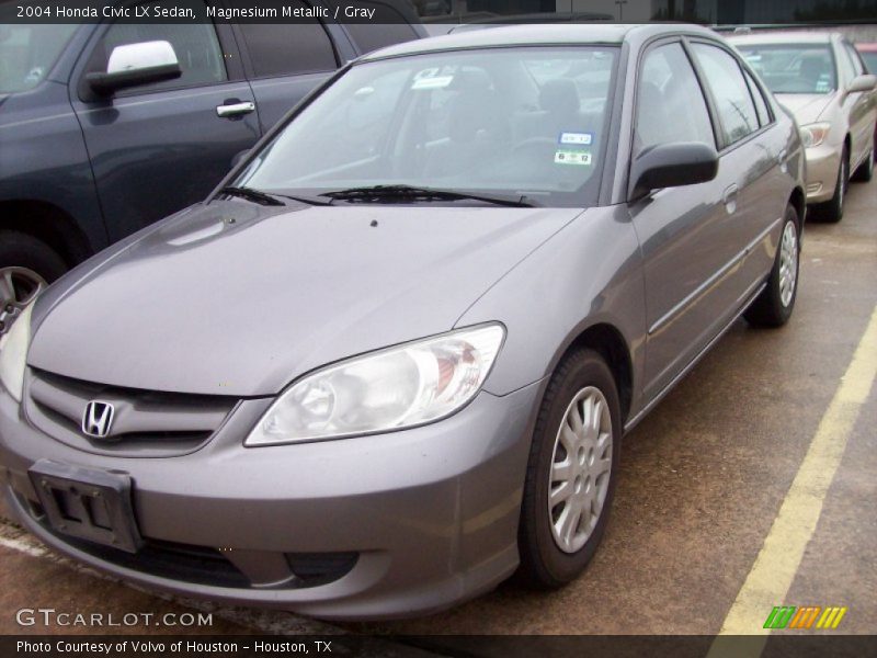 Magnesium Metallic / Gray 2004 Honda Civic LX Sedan