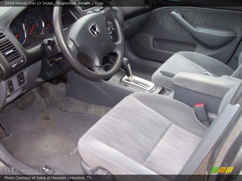 Magnesium Metallic / Gray 2004 Honda Civic LX Sedan