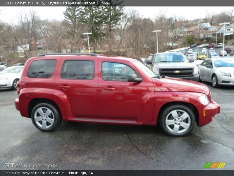 Crystal Red Metallic Tintcoat / Ebony 2011 Chevrolet HHR LS