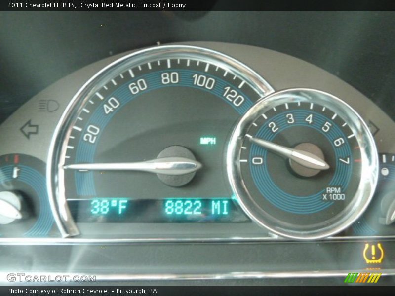 Crystal Red Metallic Tintcoat / Ebony 2011 Chevrolet HHR LS